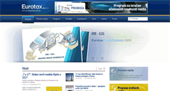 Desktop Screenshot of eurotaxsrbija.com