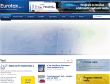 Tablet Screenshot of eurotaxsrbija.com